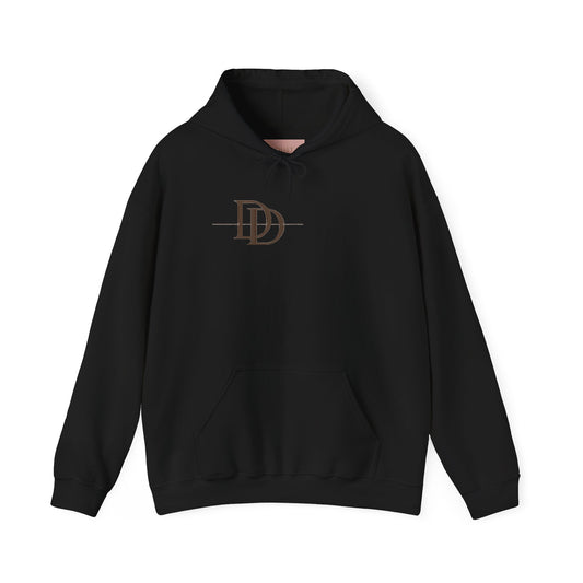 Dust & Darling Logo Hoodie — Minimal Luxury White Pullover