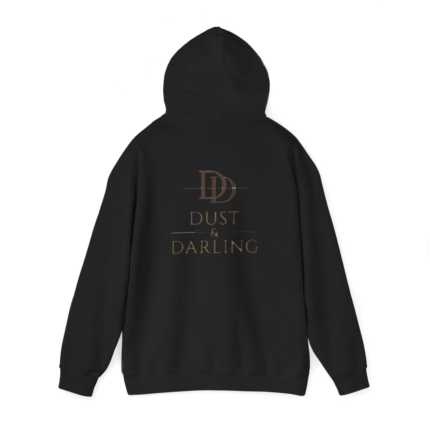 Dust & Darling Logo Hoodie — Minimal Luxury White Pullover