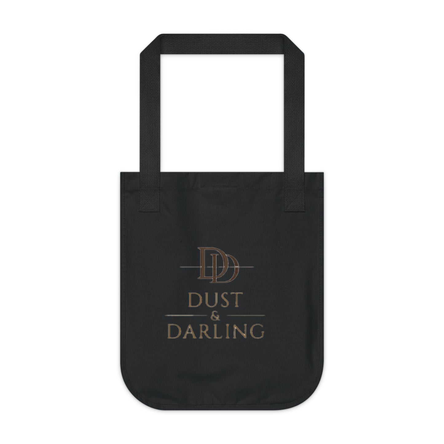 Dust & Darling Logo Canvas Tote — Organic Cotton Market Bag