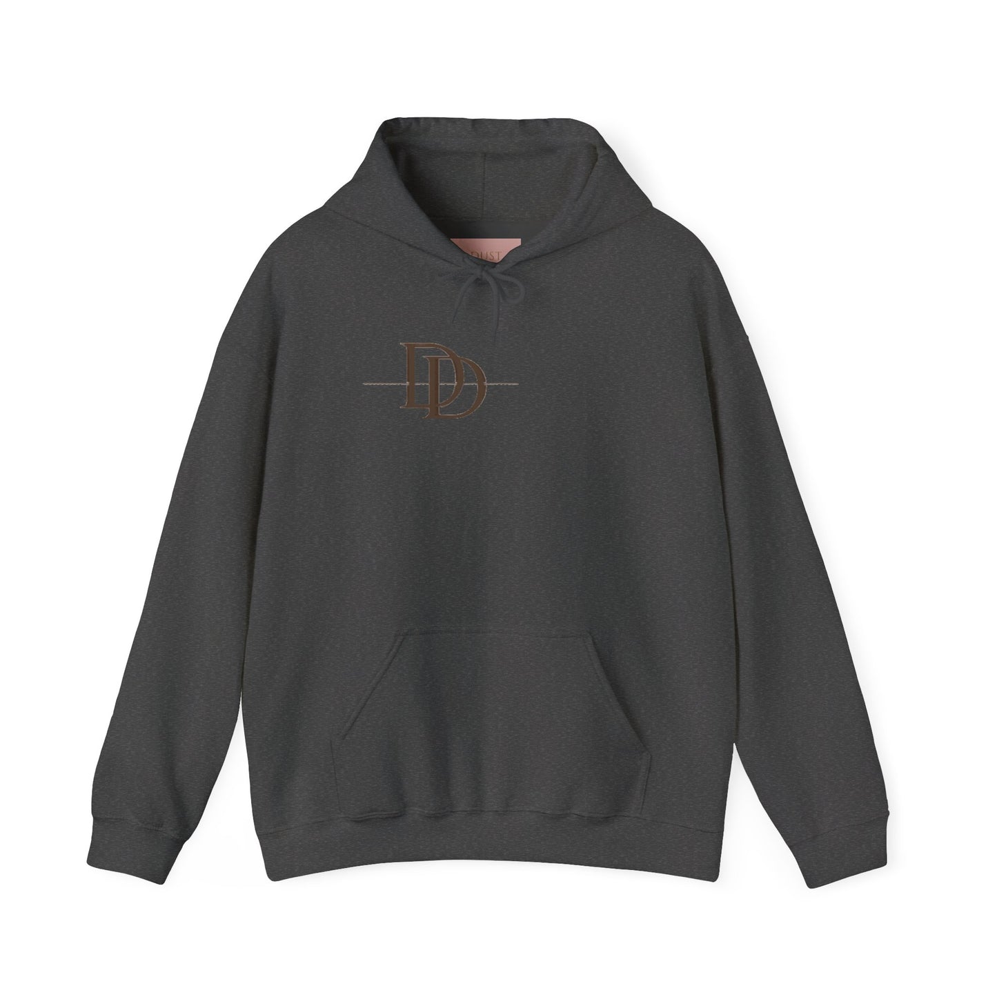 Dust & Darling Logo Hoodie — Minimal Luxury White Pullover