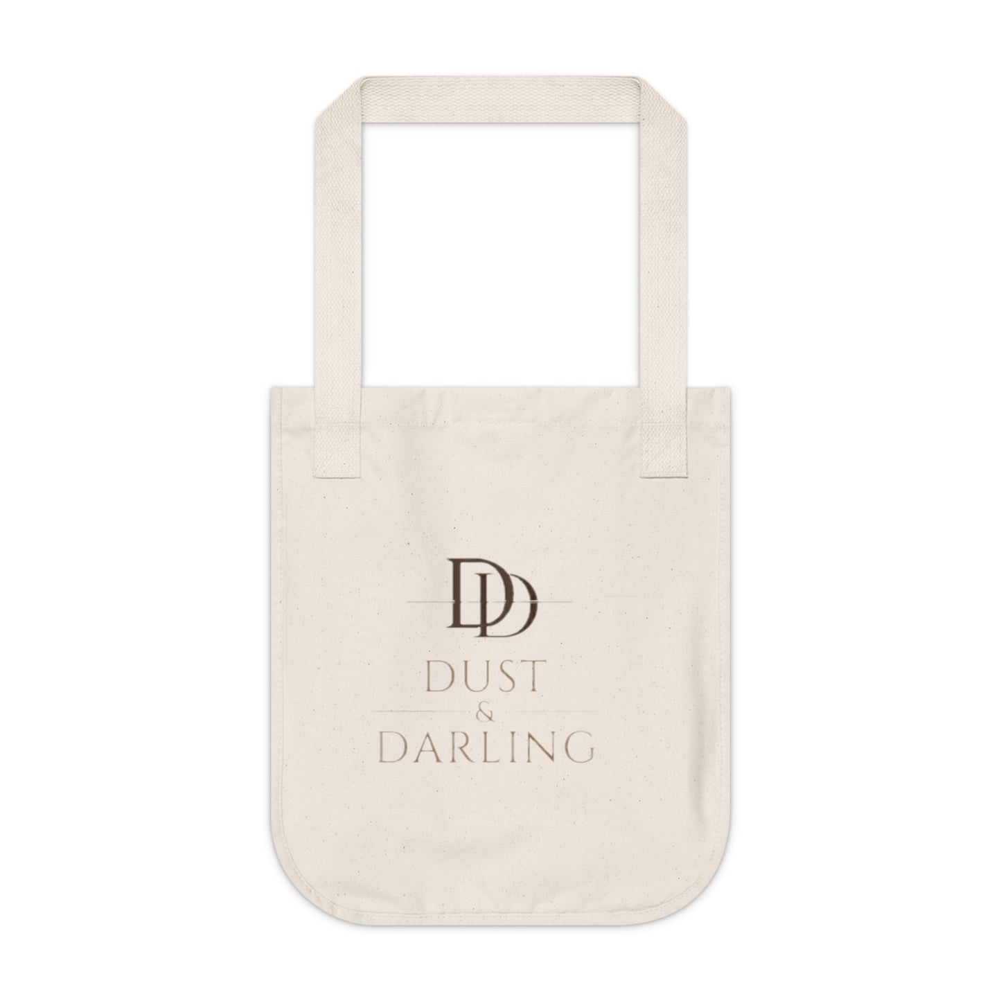 Dust & Darling Logo Canvas Tote — Organic Cotton Market Bag