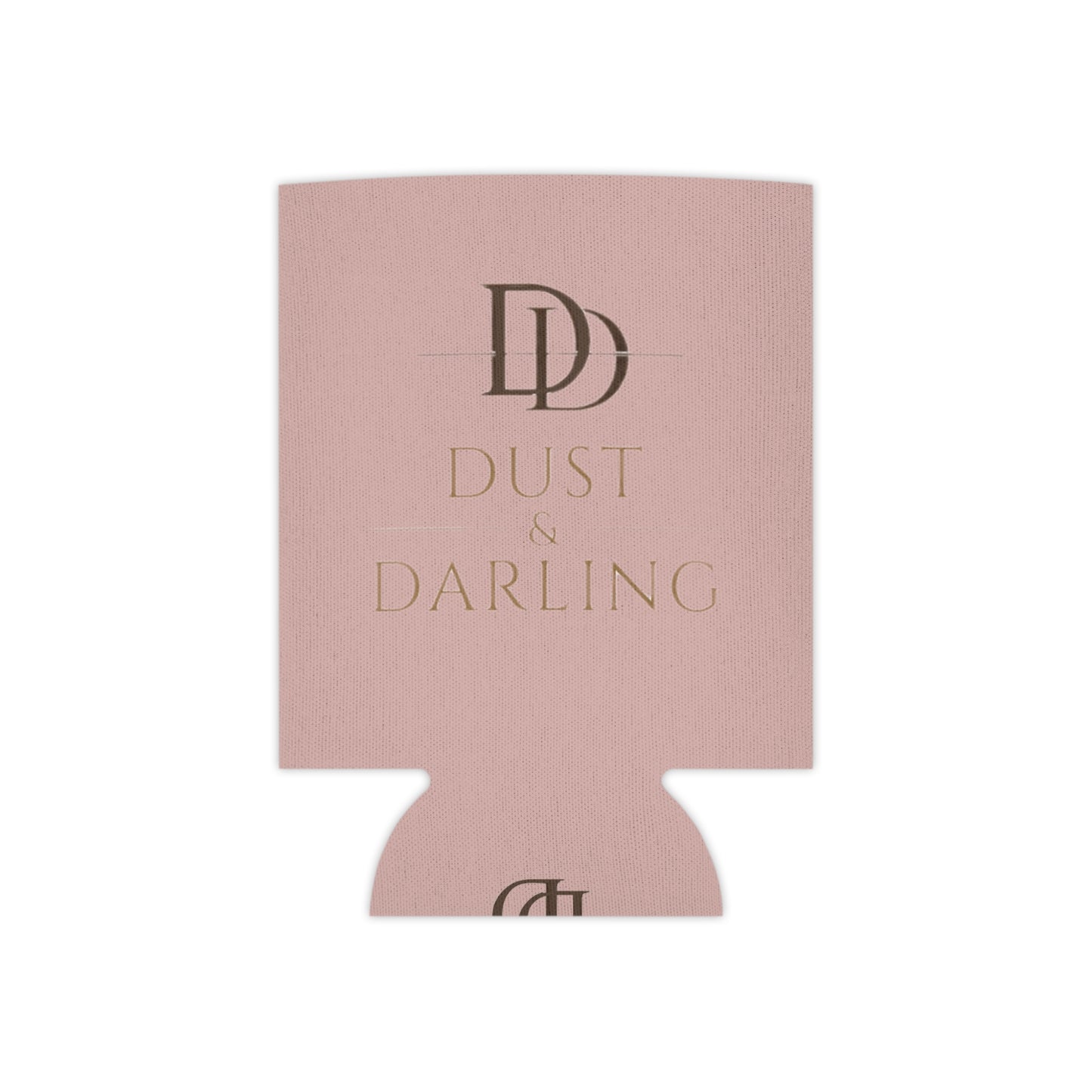 Dust & Darling Pink Can Cooler – Elegant Pale Blush Beverage Insulator