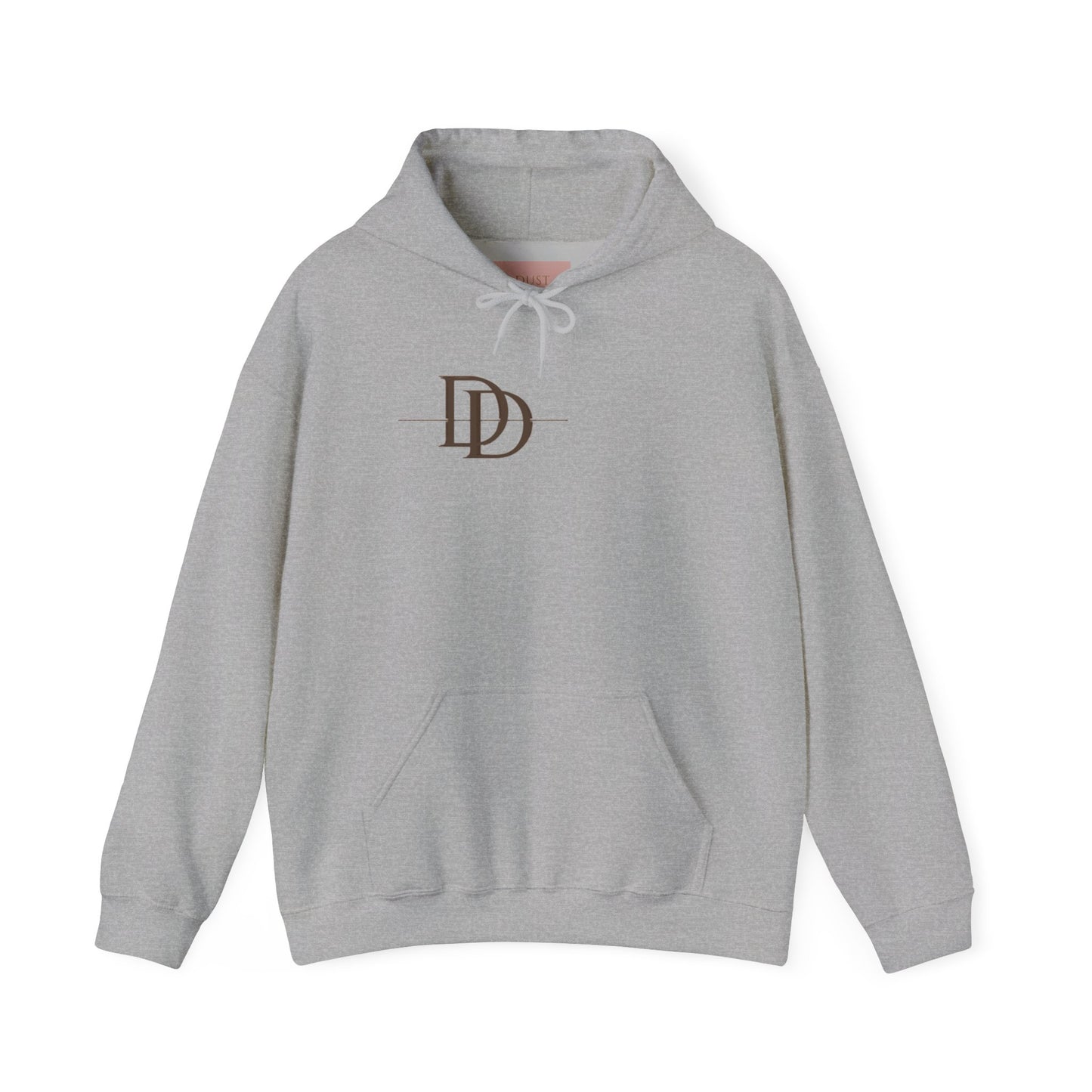 Dust & Darling Logo Hoodie — Minimal Luxury White Pullover