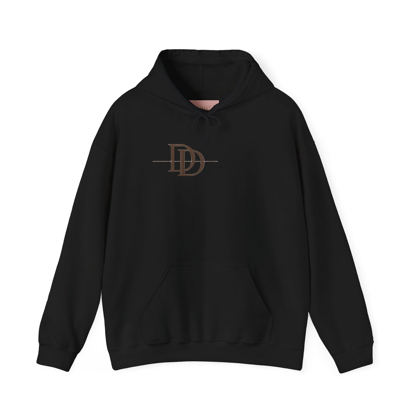 Dust & Darling Logo Hoodie — Minimal Luxury White Pullover