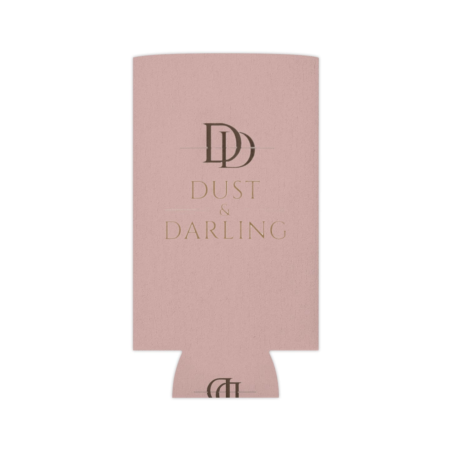 Dust & Darling Pink Can Cooler – Elegant Pale Blush Beverage Insulator