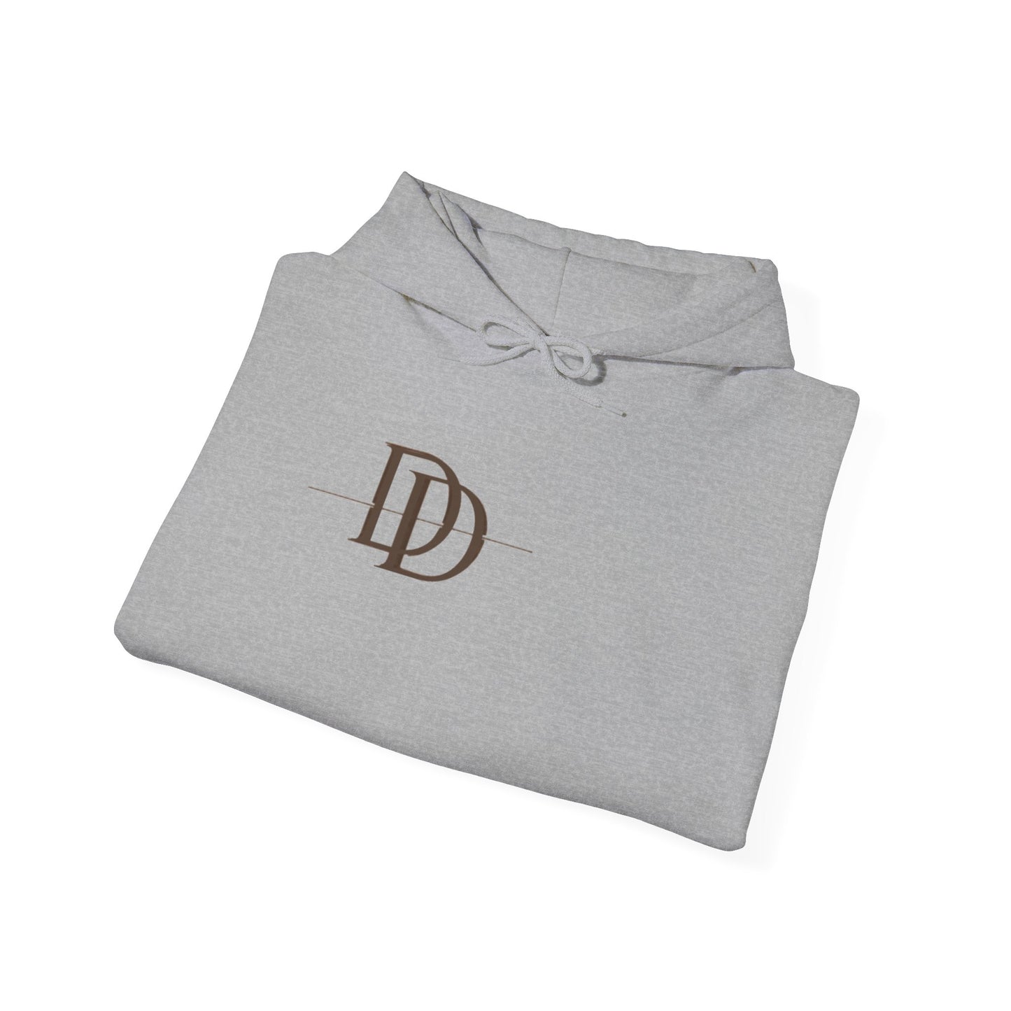Dust & Darling Logo Hoodie — Minimal Luxury White Pullover