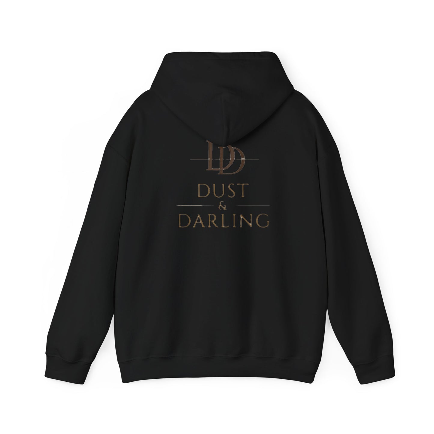 Dust & Darling Logo Hoodie — Minimal Luxury White Pullover