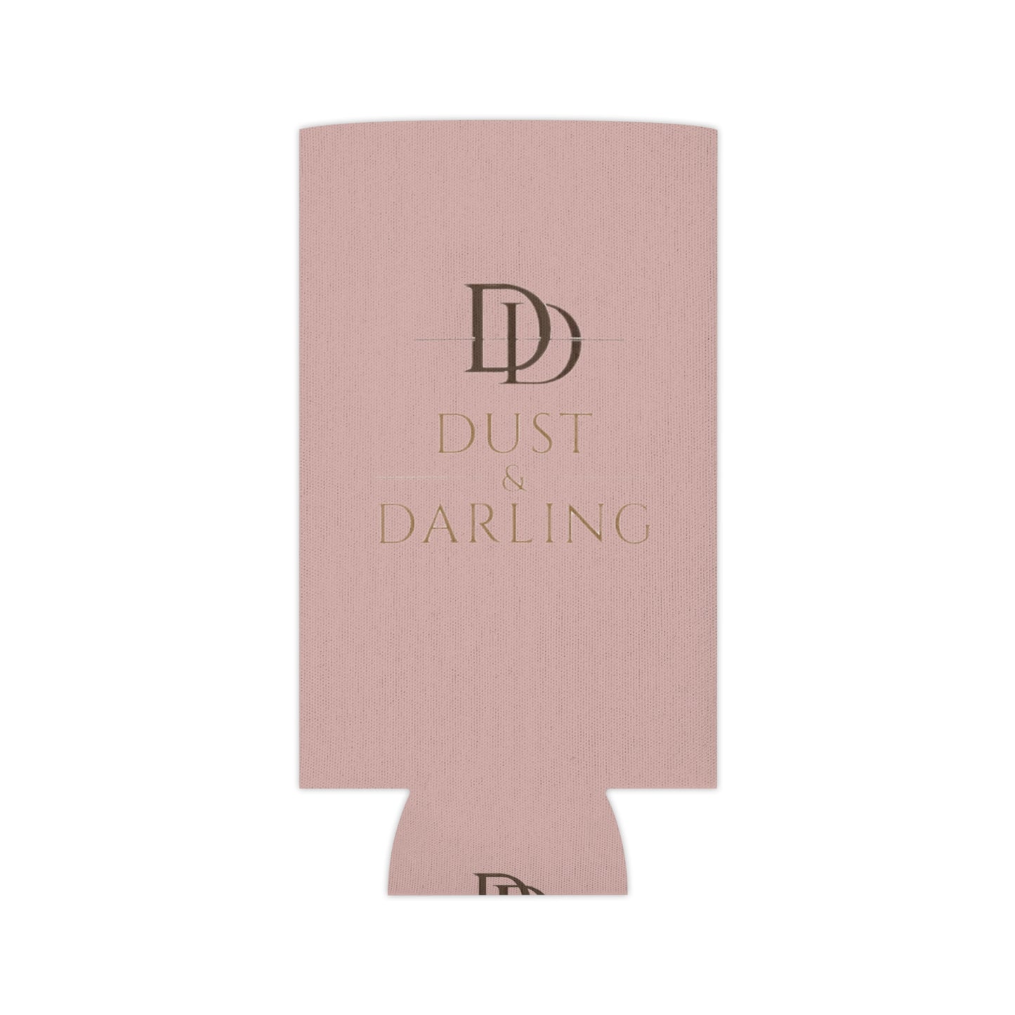 Dust & Darling Pink Can Cooler – Elegant Pale Blush Beverage Insulator