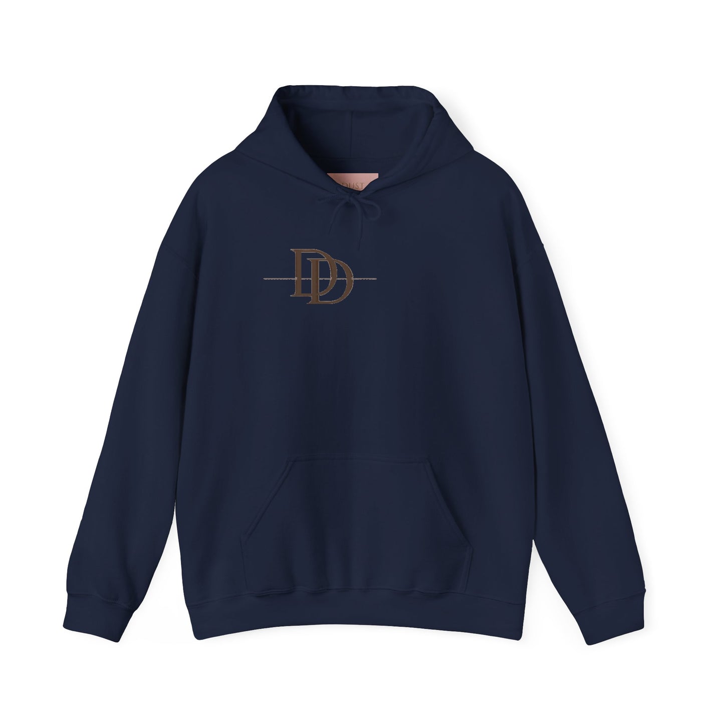 Dust & Darling Logo Hoodie — Minimal Luxury White Pullover